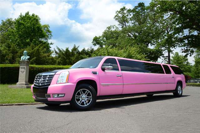 Pink Cadillac Escalade Limo in New Jersey