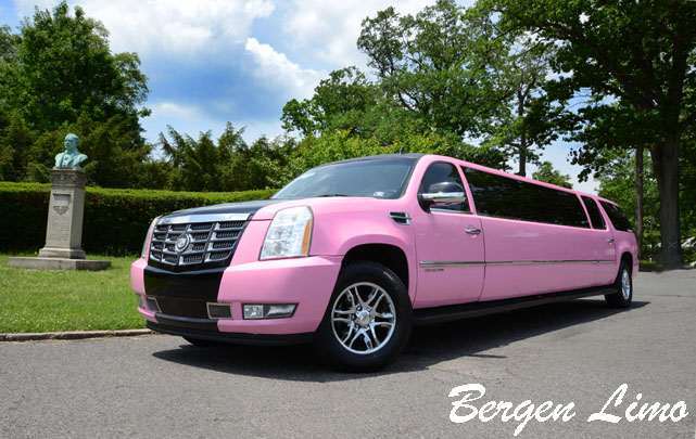 Pink Cadillac Escalade Limo in New Jersey